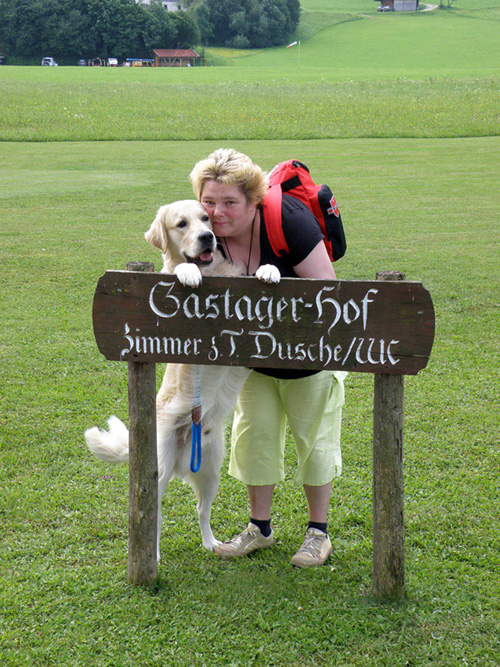 Nicole und Anouk in Ruhpolding 2008